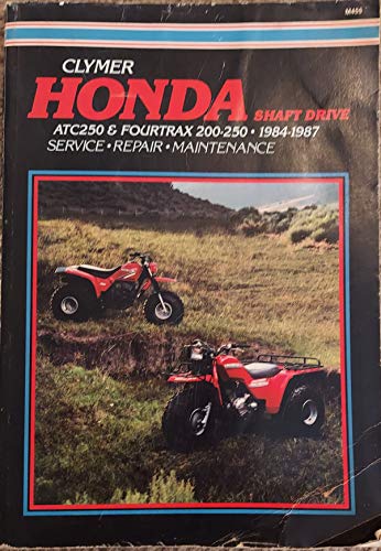 Clymer Honda ATC250 & FourTrax 200-250 1984-1987 Repair Manual Alternate Cover
