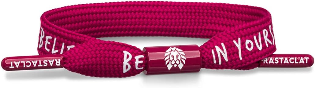 RastaclatOriginal Hand Assembled Motivational Adjustable Single Lace Bracelets for All Ages Men | Women