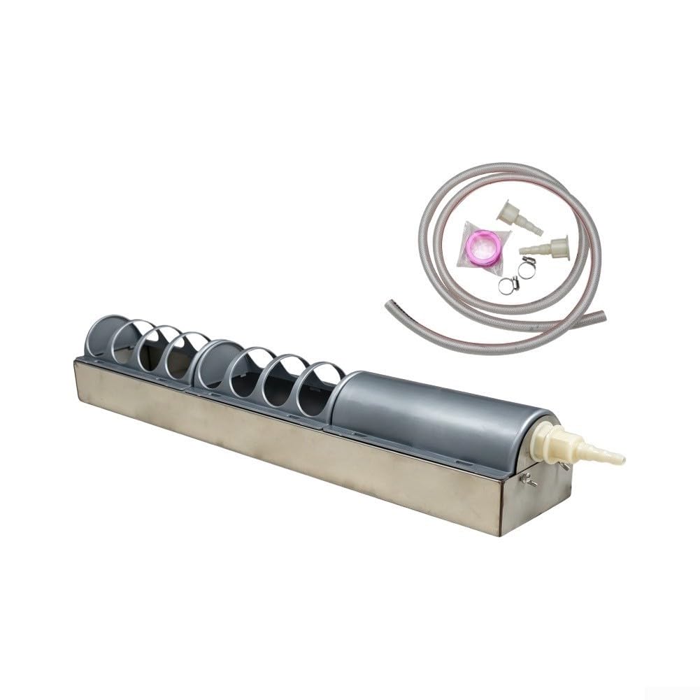 Abbeveratoio Acciaio Auto 40cm Anti-Spreco Polli Abbeveratoio(60cm)