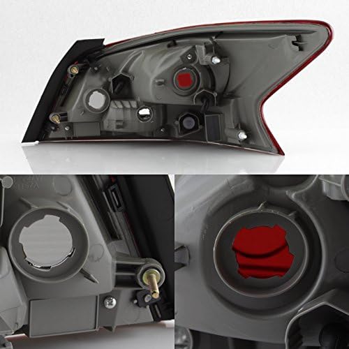 AKKON - For 13-15 Nissan Atima 4DOOR 4DR L33 Sedan Smoked Lens Tail Brake Lights Lamp Set L+R