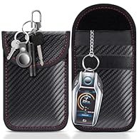 【SECURE YOUR CAR BEFORE IT'S TOO LATE】 - Simply place your car key into the Lanpard double-layer signal-blocking Faraday bag to thwart theft. Prevent thieves from amplifying your fob's signal and accessing your vehicle. This essential anti-theft devi...