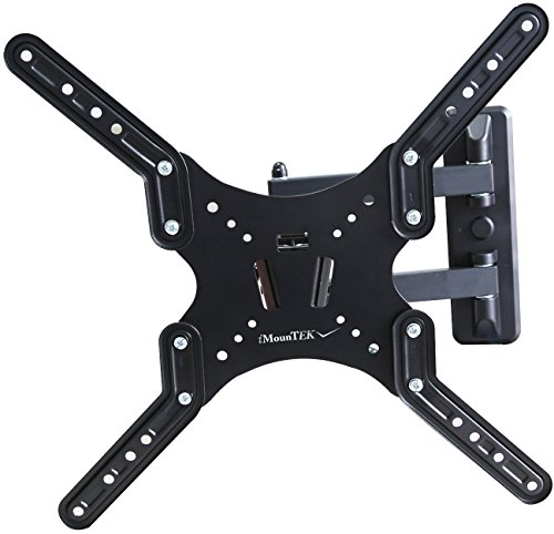 iMounTEK Tilting TV Wall Mount Bracket for 23" to 55" LED/LCD/OLED/Plasma Flat Screen TV. Full Motion Swivel Articulating Dual Arms, 66 LBS Hold- Sony/LG/Samsung/Panasonic/Vizio/Toshiba