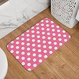 Taille et structure confortables : mesurant 40,6 x 61 cm, ce paillasson classique à pois roses offre le bon équilibre entre épaisseur et douceur. Le design de verrouillage à quatre bords le rend stable et durable. Idéal pour une utilisation comme tapis de douche, tapis de sol, tapis de cuisine ou tapis de sol de cuisine dans les pièces de petite et moyenne taille, complétant magnifiquement la décoration de la cuisine de ferme