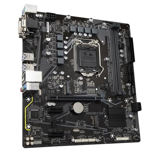Carte mère B560M D2V LGA 1200 pour PC de bureau M-ATX avec support DDR4 et slot M.2