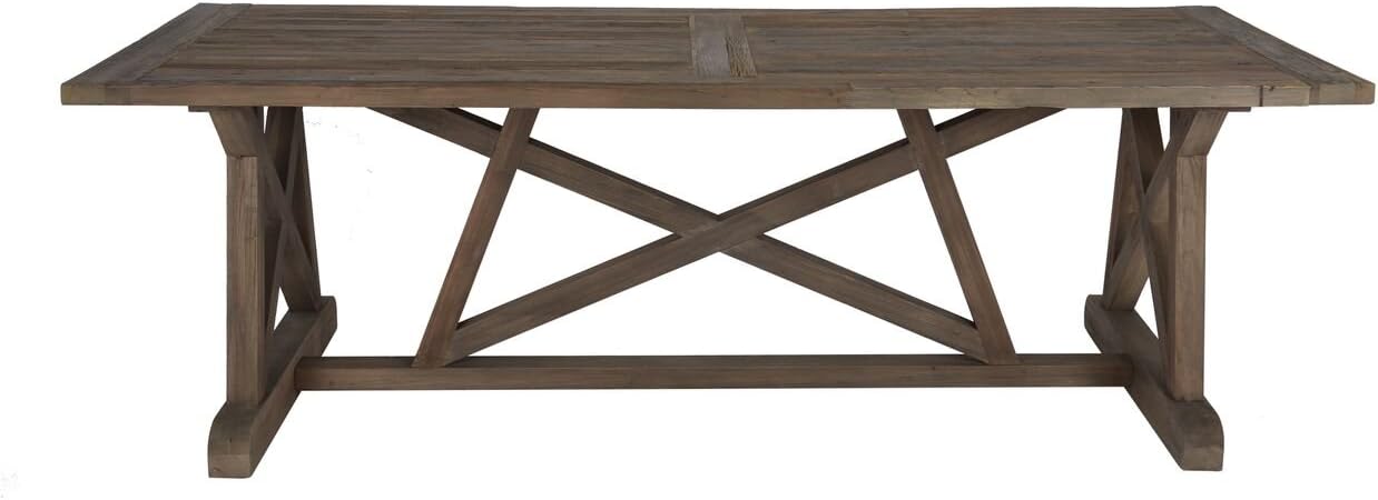 Andrew Dining Table, Weathered Gray