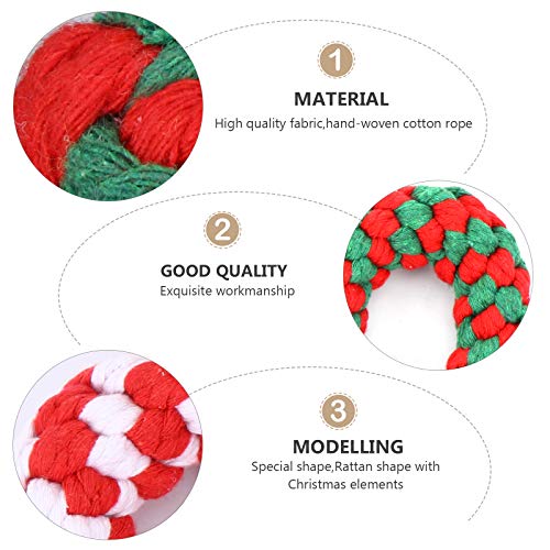 Brinquedo para cães de estimação - 2 peças de brinquedo molar para cães de mastigar corda de algodão