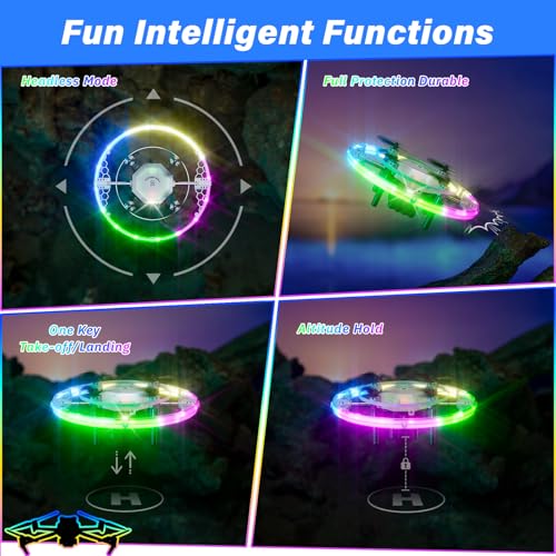 Drones for Kids, 2025 Mini RC Drone Quadcopter with 360 Degree Flip, 90 Degree Surround Flight, 8, 9, 10, 11, 12 Years Old Boys and Girls Ideal Gift Toys - Image 6