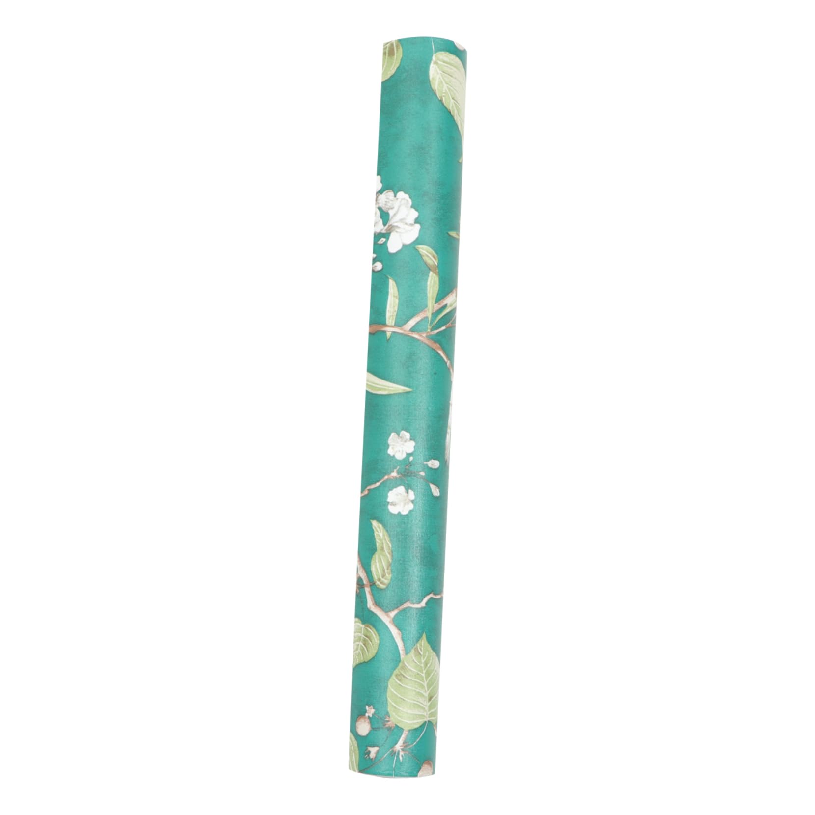 Papier peint floral vert amovible décoration murale vintage HEMOTON