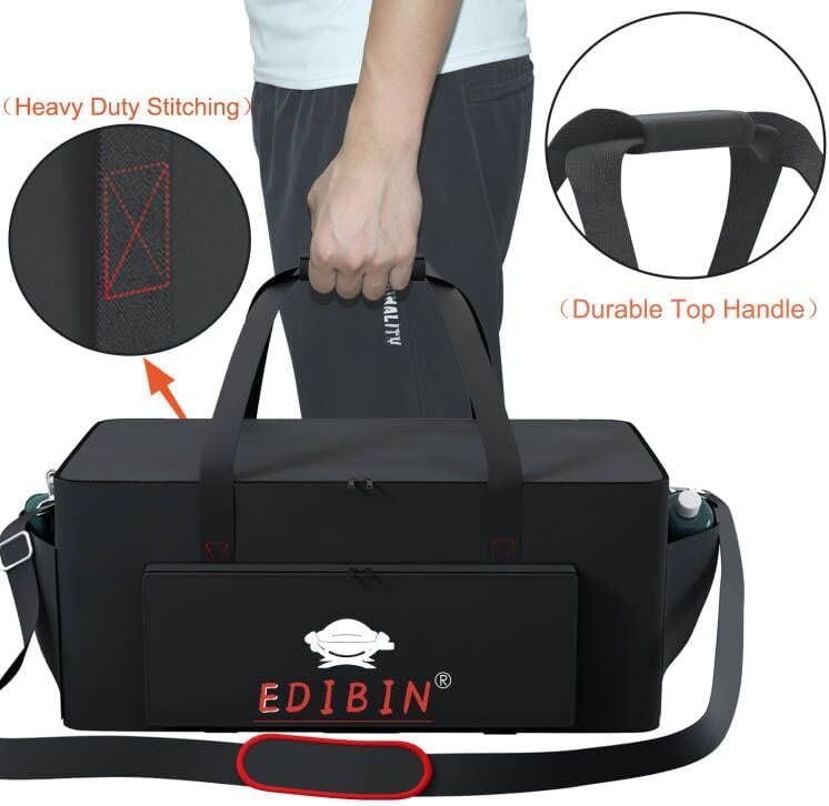 Miniatura 5 de Bolsa de transporte para parrilla Weber Q2200 de propano líquido, compatible con plancha de propano líquido Weber Q2200, cubierta de plancha