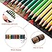 SJ STAR-JOY Premier Colored Pencils for Adults Coloring Book, Artist Color Pencil Set (72-Count), Handmade Canvas Pencil Wrap, Extra Accessories, Holiday Gift, Oil Based Colored Pencils