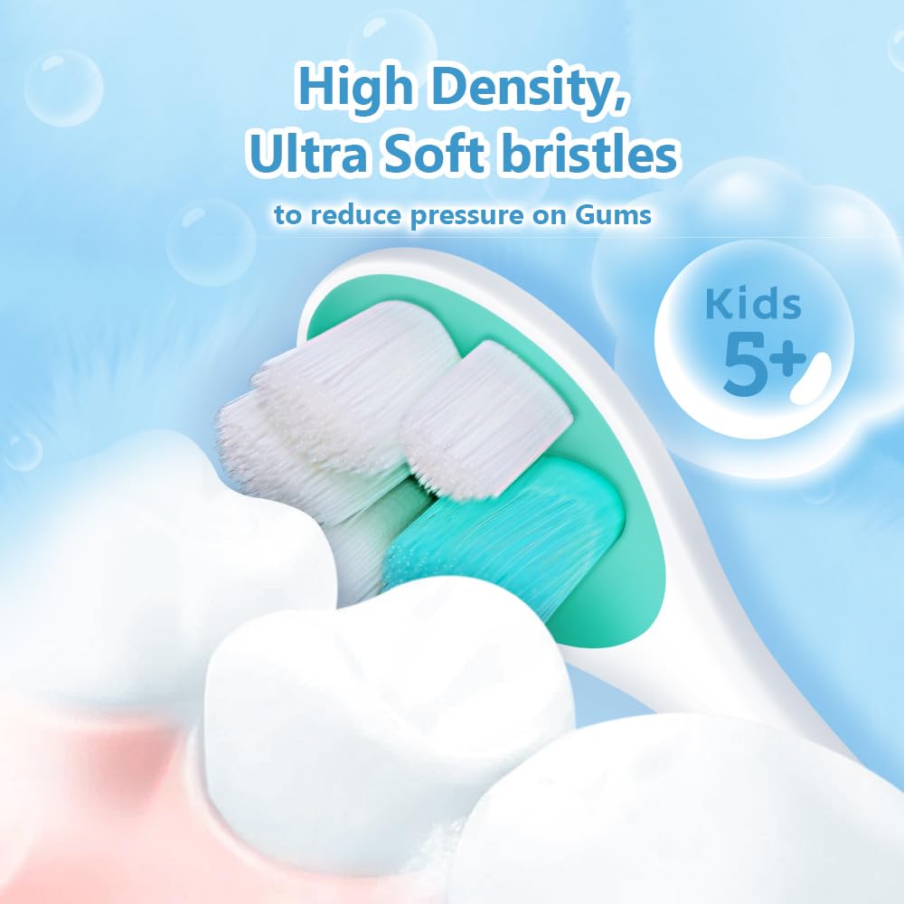 Colgate Kids Fluffy Paw 5+ Years Toothbrush Set | Ultra Soft Bristles - 2Pcs