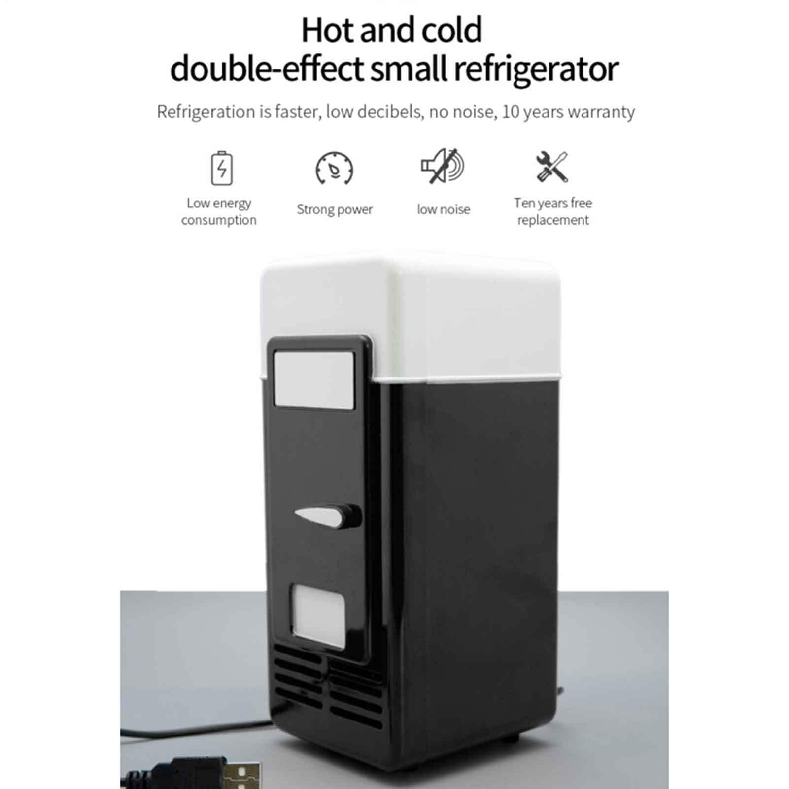 Enfriador de bebidas enchufable – Pequeño refrigerador USB, dispositivo enfriador personal compacto, mini dispositivo calentador de enfriamiento portátil para adolescentes, estudiantes, niñas, familia — view 7
