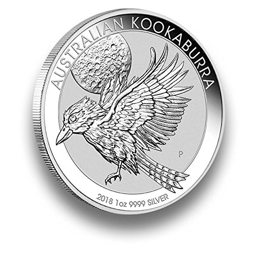 Preisvergleich Produktbild Silbermünze Kookaburra 2018 - 1 Unze Feinsilber - prägefrisch - einzeln gekapselt
