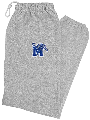 University of Memphis Primary Logo Mens Jogger, Athletic Heather, XL