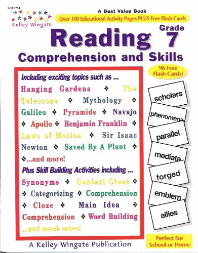 Reading Comprehension Grade 7 0887244327 Book Cover