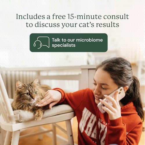 Image of AnimalBiome Cat Gut Health Microbiome Analysis Kit - Kitty Biome Gut Testing Kit, Feline Fecal Analysis for Digestive Issues, Diarrhea & Allergy Insights w /Personalized Report (Cats Outside US)