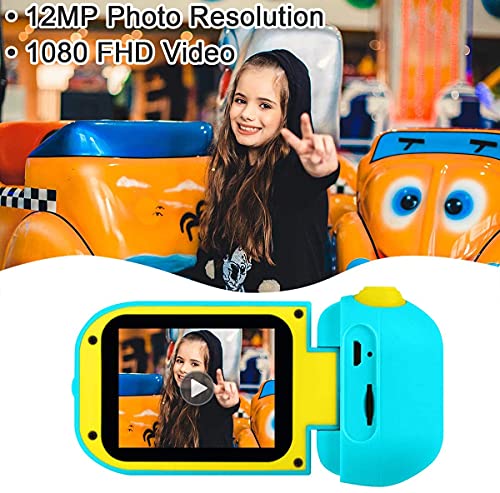 GKTZ Kids Camera for Boys, Digital Video Camcorder Children Camera Birthday Gift Toys for Boys and Girls Age 3 4 5 6 7 8 9, Toddler Boys Camera with 32GB SD Card - Light Blue
