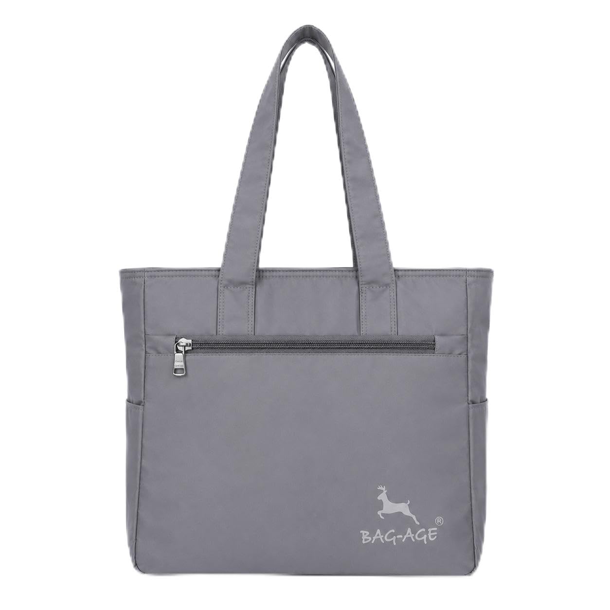 bag-age HB52 Girls & Women's Tote Handbag | Lightweight Nylon Shoulder Bag with Multiple Compartments & Zipper Closure | Water-Resistant Office, College, Travel & Everyday Carry Tote-picture-54