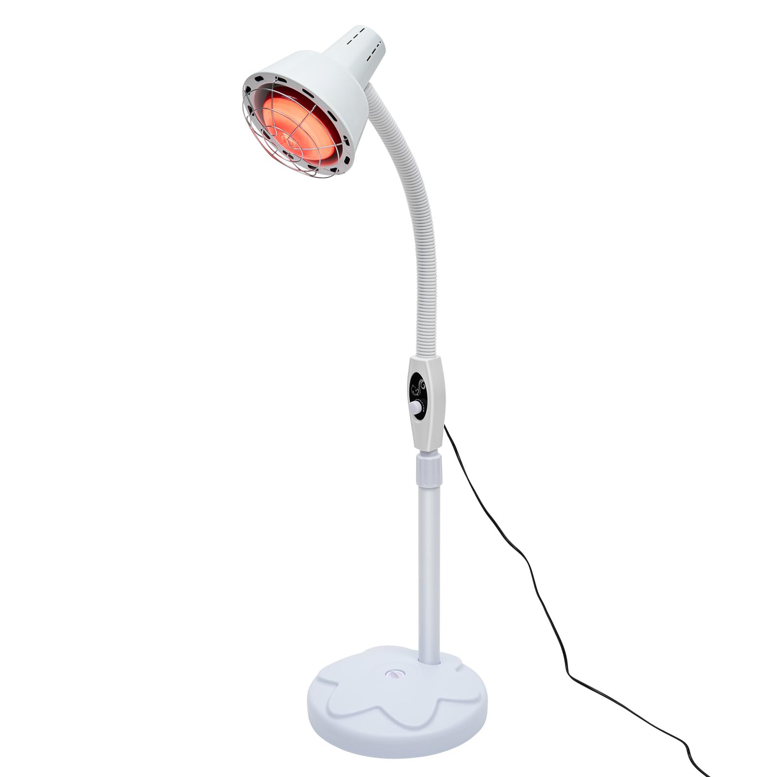 Lampa na podczerwień 275 W, czerwone światło, lampa grzewcza, do użytku domowego, na podczerwień, czerwone światło, zestaw lamp na podczerwień przed przeziębieniem i napięciem mięśni