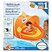 SwimSchool Gold-E-Fish Fabric Baby Boat, Splash and Play, Adjustable Safety Seat, Extra-Wide Inflatable Pool Float, Retractable Canopy, UPF 50, 6 to 24 Months, Orange