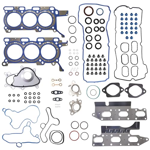 Image of Head Gasket Set, for Ford F-150 15-16, for Expedition 15-17, for Transit-150 250 350 & 350 HD 15-18, for Lincoln Navigator 15-17, 3.7 /3.2 /3.5 /5.0 /2.7L V6 HS26680PT-3 VS50887R(133pcs)