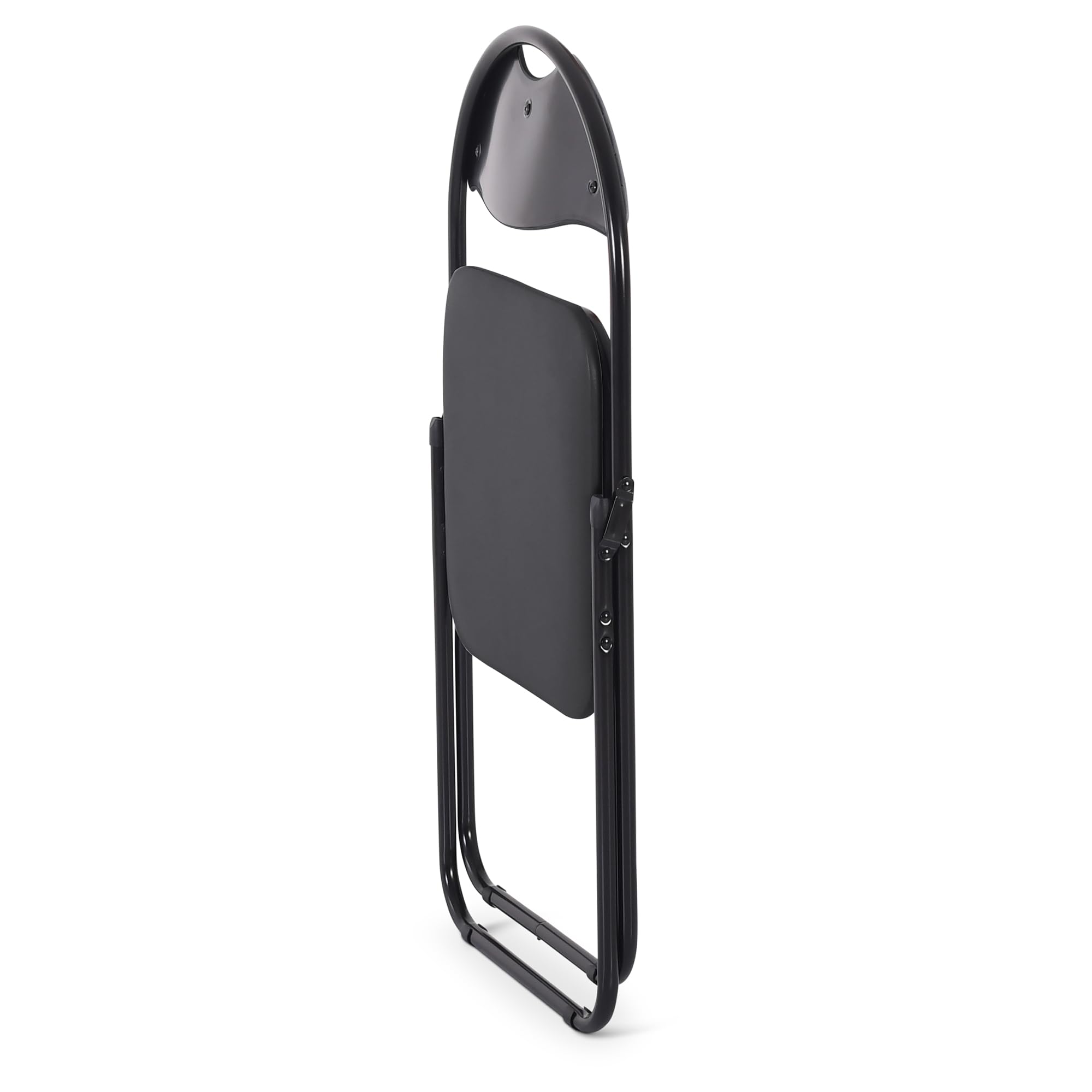 Raburg Klappstuhl 6er-Set, gepolstert, Belastbarkeit 100 kg, Metallgestell, Schwarz