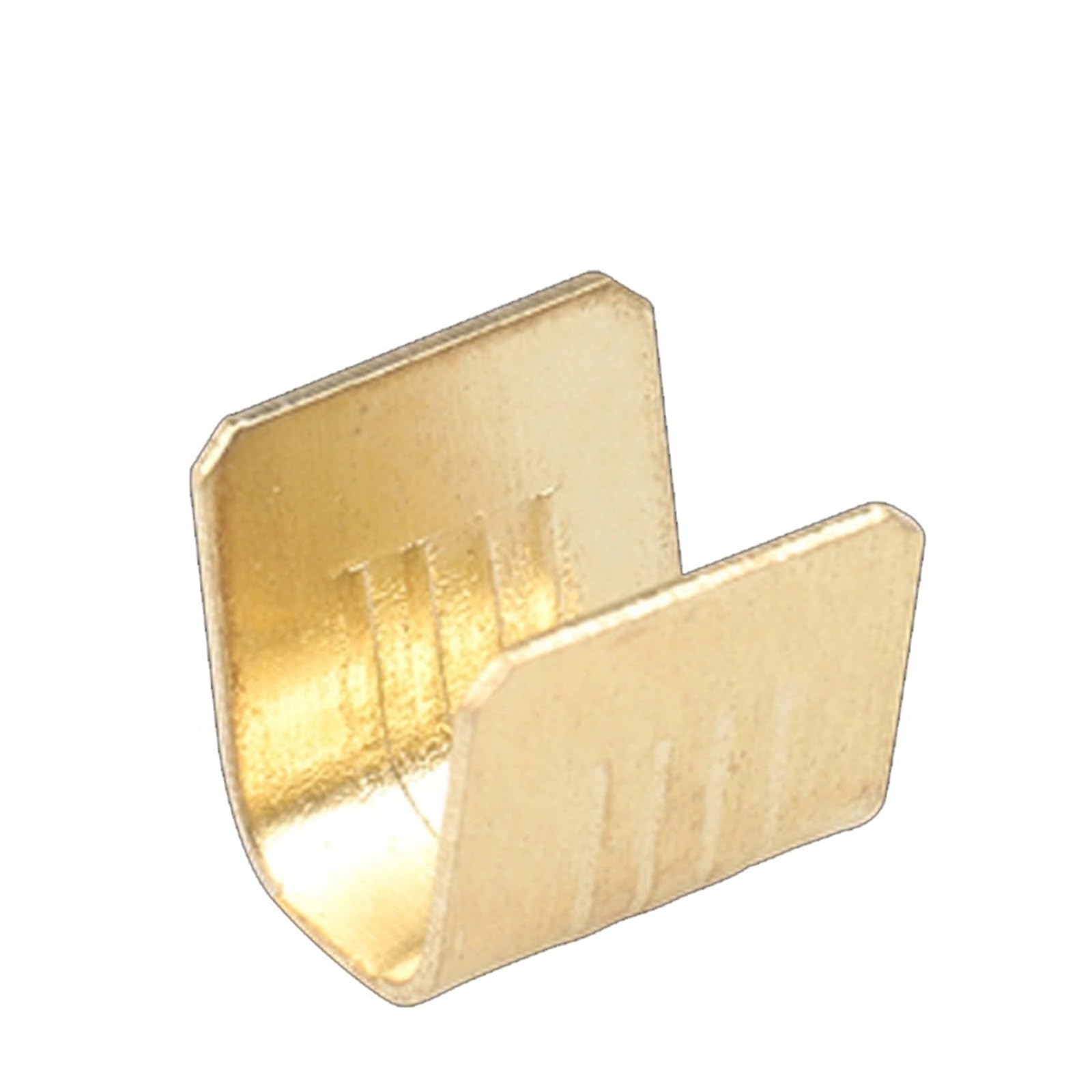 Cosse à sertir en U en laiton H62 robuste pour câblage électrique durable x50
