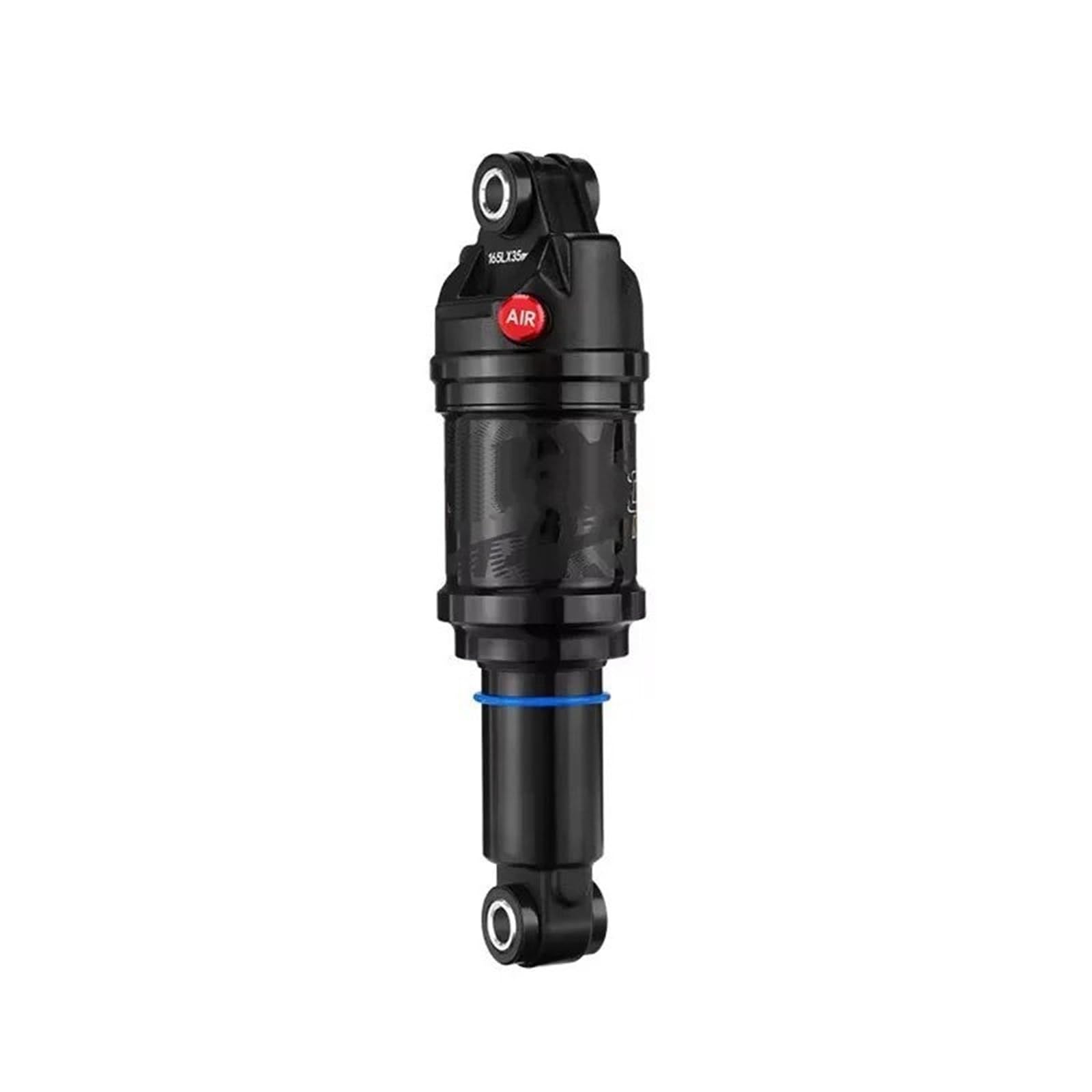 Amortiguador Eje Delantero Amortiguador Trasero con Cámara Aire para Bicicleta Montaña 165Mm 190Mm 125Mm 150Mm para Suspensión Trasera Bicicleta Montaña XC. Amortiguador Eje Trasero(165mm)