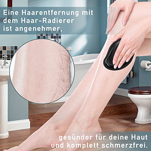 Crystal Haarentferner, Haarentferner, Nano Haarentferner Stein, Crystal Hair Remover, Haarentfernung ohne Rasieren (Schwarz) - Image 3