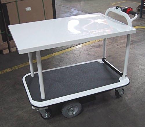 Electro Kinetic Technologies, Pony Express Motorized Platform Truck, 1500 lb. capacity, (2) shelving units 26" wide x 40" long MPCS-264015