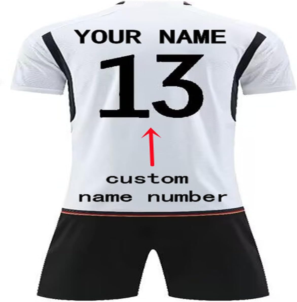 Men Kids Customizable GER Soccer Custom 24-25 Jersey Personalize Name Number Shirt Shorts give Gifts to Fans Uniform