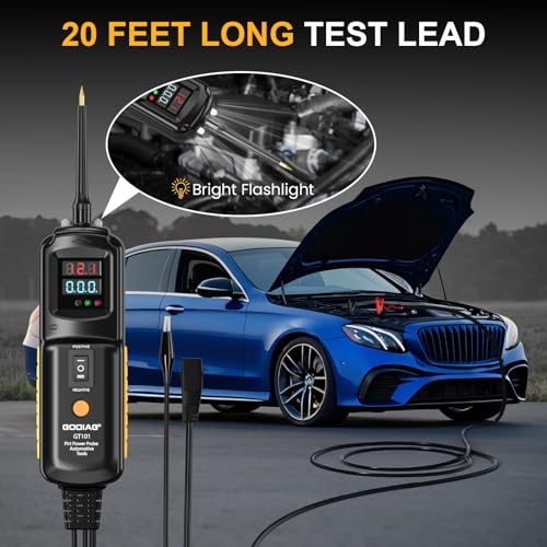 Image of GODIAG Power Circuit Probe Tester, Auto Short Circuit, Relay Fuse Tester, Voltage Tester, 6V 40V DC Auto Electrical System Test Tool Kit, Diode Resistance Check for Motorcycle Trucks