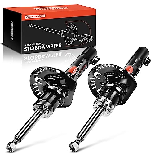Frankberg 2x Presión del gas del amortiguador Eje Delantero Compatible con A2 8Z0 2000-2005 Cordoba 6L2 2002-2009 Fabia I 6Y2 1999-2008 Sustituir# 334835