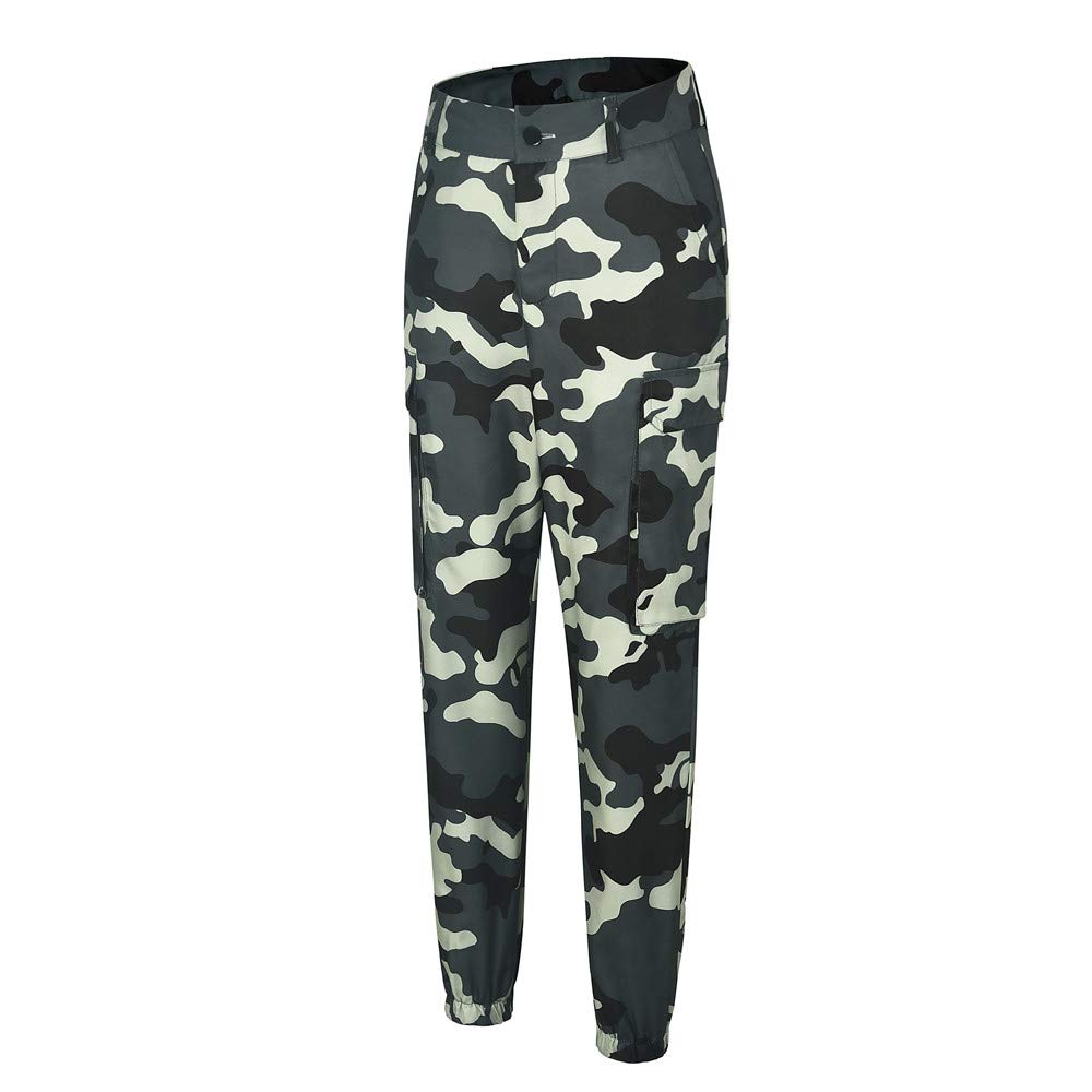 Pantaloni elasticizzati da donna 44 pantaloni militari cargo pantaloni mimetici casual camouflage pantaloni fitness pantaloni corti donna