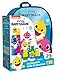Lisciani - Baby Shark - Mochila con costrucciones para bebés