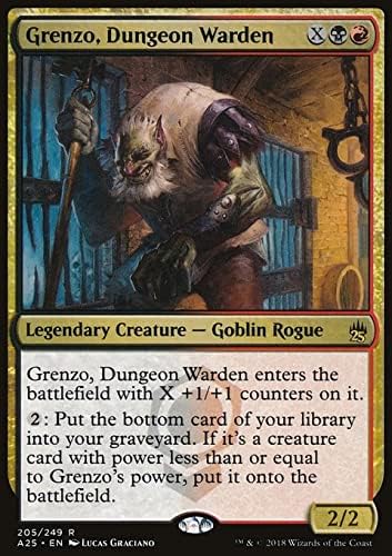MTG Magic: The Gathering - Grenzo, Dungeon Warden (205) Masters 25 A25