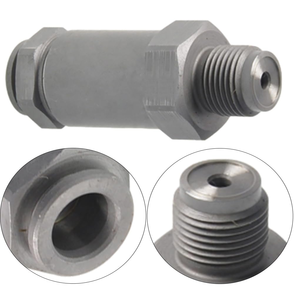 Automobile Common Rail Valvola limitatrice di pressione compatibile con 0445224004 011 046 Iniettore Metallo Argento 1110010035 4897503 4893300