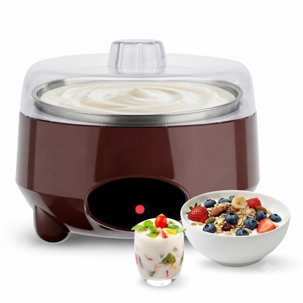 Drumstone (3 years warranty) Automatic Yogurt & Curd Maker Machine with Temperature Control | Electric Yogurt Maker for Homemade Fresh Curd | Food Grade Container | Easy One-Touch Operation-image-22