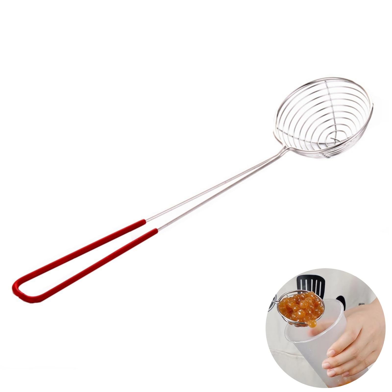 Cuillère à égoutter, passoire en acier inoxydable, outil de cuisine, passoire anti-adhésive, fournitures de cuisine pour haricots, passoire