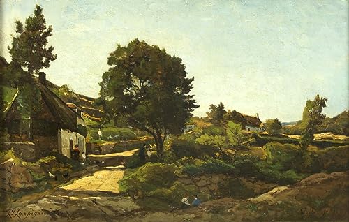 Posters et art pour décoration chambre tableau Avallon vintage impression 60x90cm