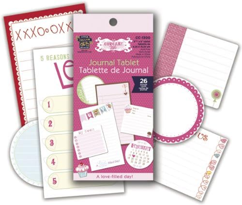 Deja Views - C-Thru - Little Yellow Bicycle - Cupcake Love Collection - Journal Tablet