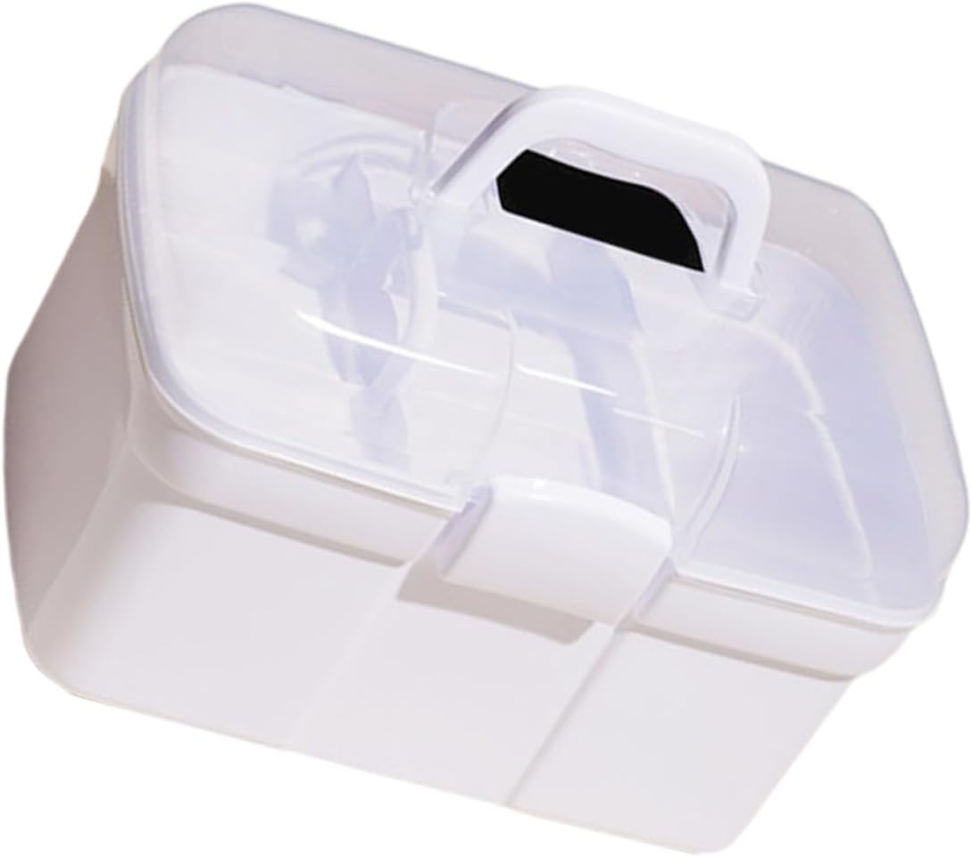 Sturdy Manicure Tool Box Makeup Train Case Large Capacity Nail Technician Case Professional Makeup Container