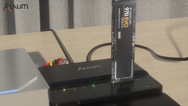Chiuso M.2 NVMe/SATA IDsonix USB 3.2 20Gbps - Adattatore SSD Esterno