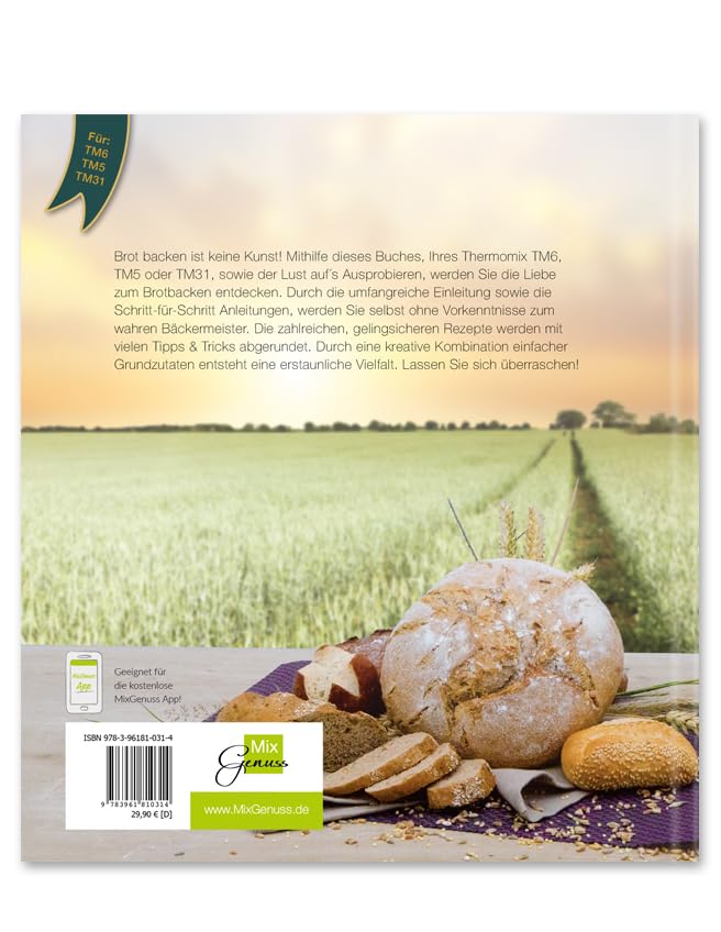 Das große Buch vom BROT BACKEN: mit dem Thermomix