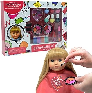 Washable Makeup set for Dolls and Kids - pretend play Cosmetic Set