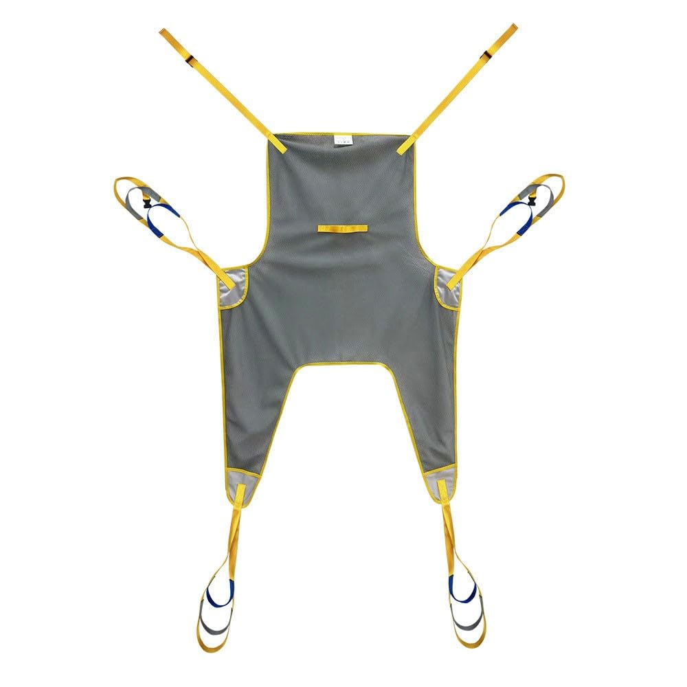 Arnés Elevación Paciente Cuerpo Completo, Grúa de Paciente, Eslinga De Elevación con Accesorios De Bucle,para Posicionamiento Y Elevación De La Cama,Enfermería