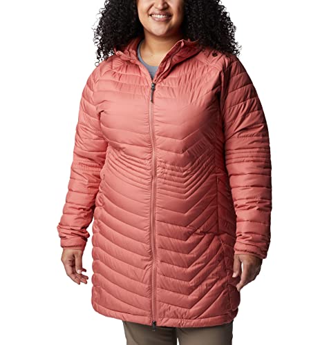 Image of Columbia Women Solid Powder Lite Mid Jacket Hoodie
