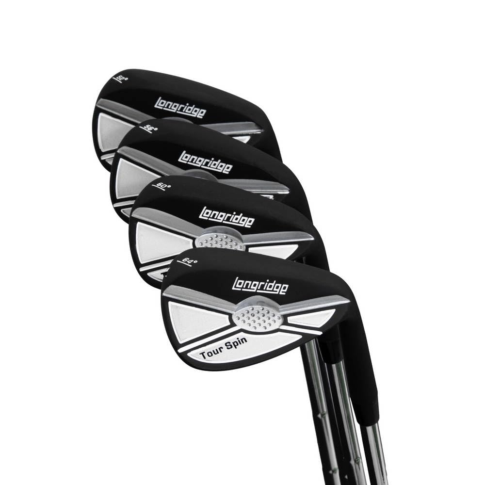 Longridge Tour Spin Golf Wedge, Black