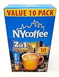 NY Coffee 2in1 Coffee Sachets x10 Sticks 140g (Box of 10, Total 100 Sachets)