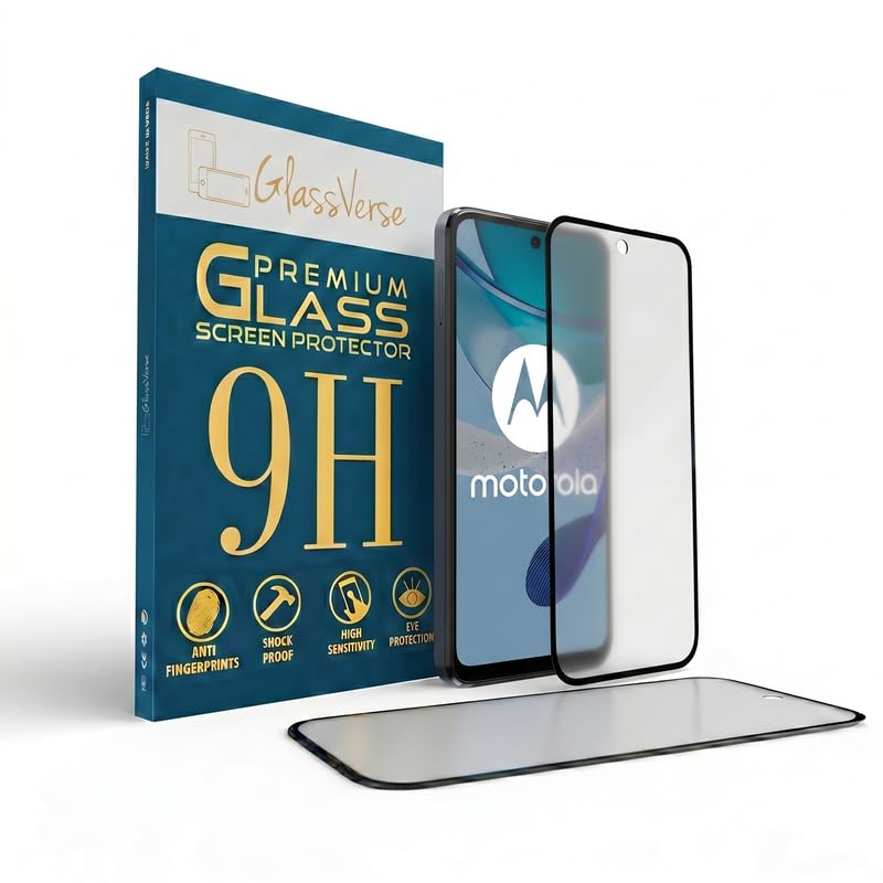 GlassVerse Matte Tempered Glass for Motorola G57 Power | Anti Glare, Smooth Touch Screen Protector, 9H Hardness, Edge to Edge, Case Friendly, Hassle-less Installation Kit Included. (Pack of 2)-image-42